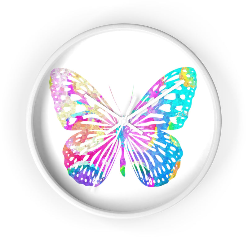 Watercolor Butterfly Wall Clock - Zuzi's