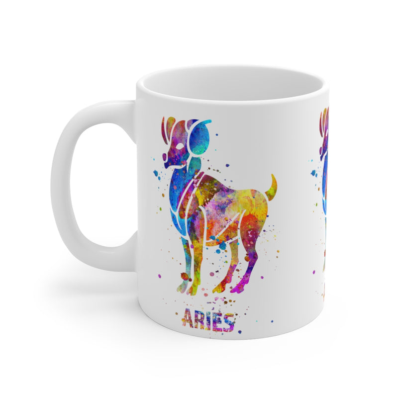 Aries Zodiac Sign Mug - 11 oz, 15 oz - Zuzi's