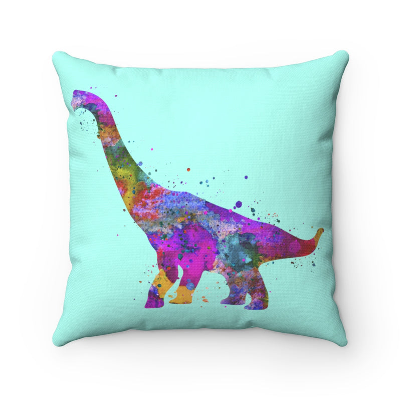 Brachiosaurus Dinosaur Square Pillow - Zuzi's