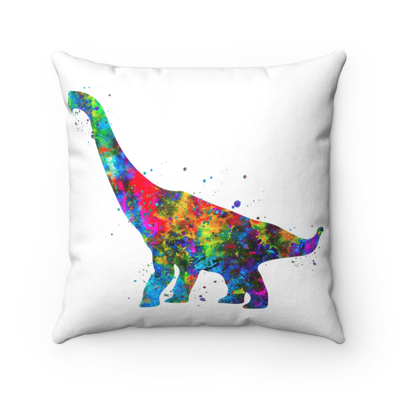 Brachiosaurus Dinosaur Square Pillow - Zuzi's