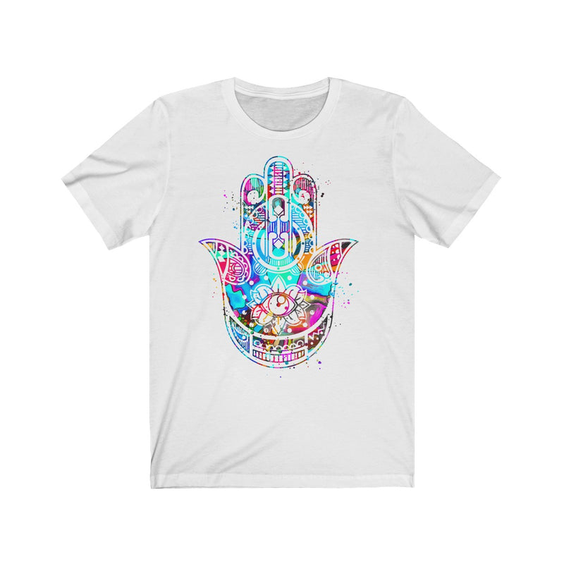 Hamsa Hand Unisex Jersey Short Sleeve Tee - Zuzi's