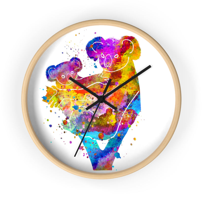 Watercolor Koala Wall Clock - Zuzi's