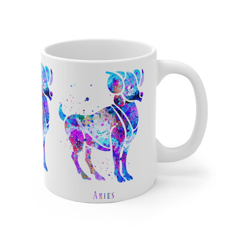 Aries Zodiac Sign Mug - 11 oz, 15 oz - Zuzi's