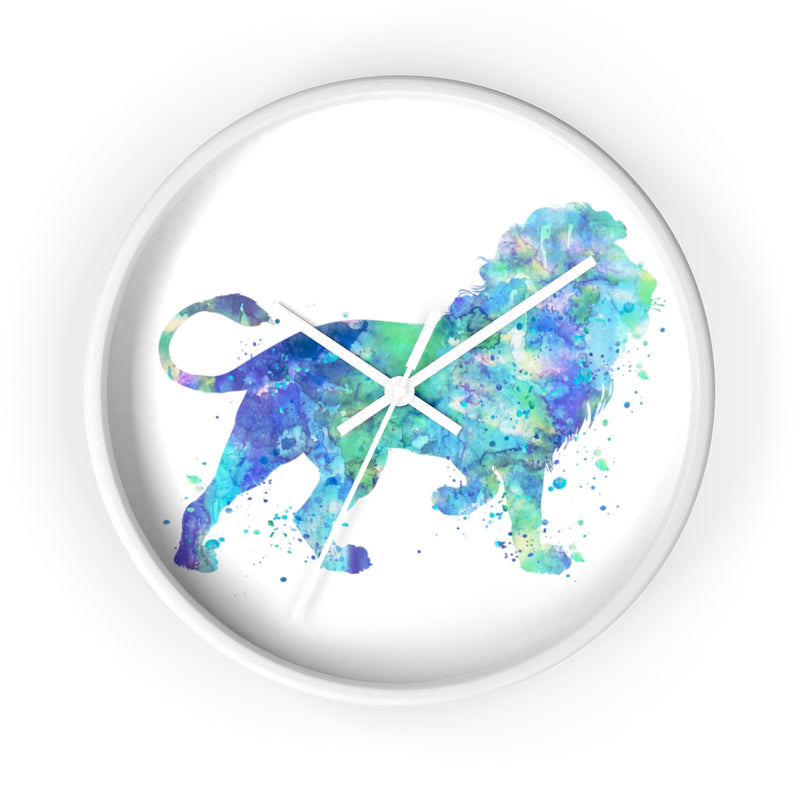 Watercolor Lion Wall Clock - Zuzi's