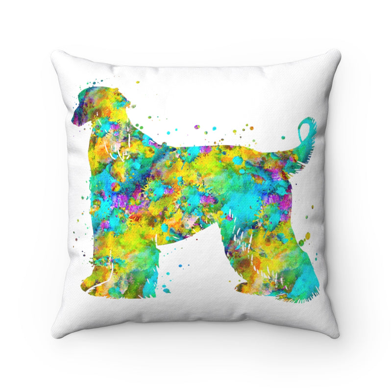 Afghan Hound Square Pillow - Zuzi's