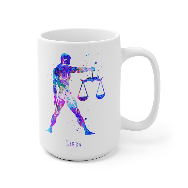 Libra Zodiac Sign Mug - 11 oz, 15 oz - Zuzi's