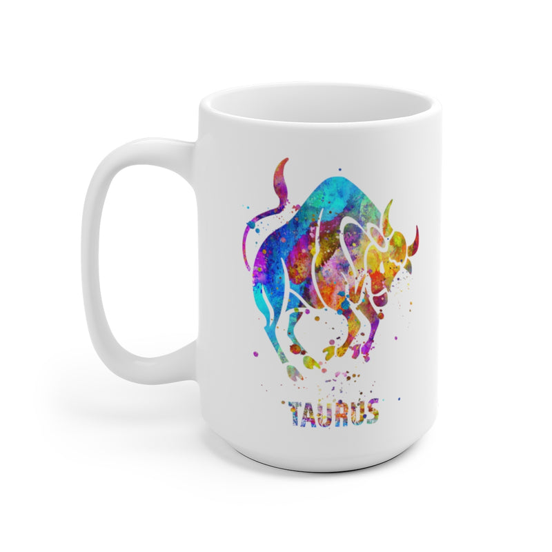 Taurus Zodiac Sign Mug - 11 oz, 15 oz - Zuzi's