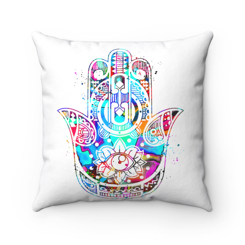 Hamsa Hand Square Pillow - Zuzi's