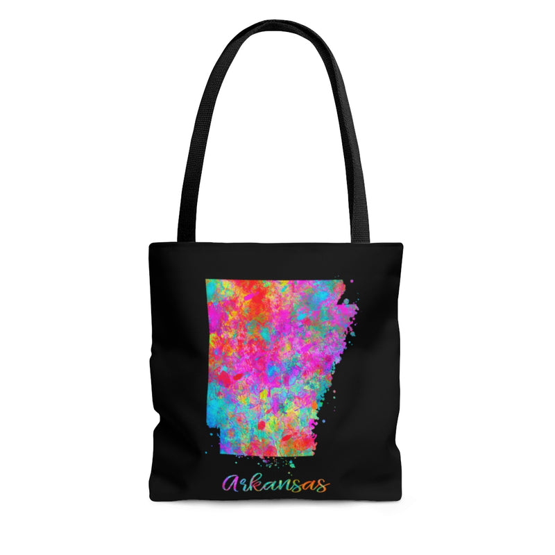 Watercolor Arkansas Map Tote Bag - Zuzi's