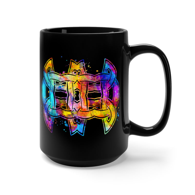 Celtic Knot Black Mug 15oz - Zuzi's