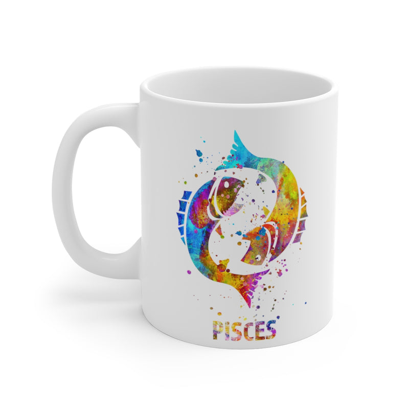 Pisces Zodiac Sign Mug - 11 oz, 15 oz - Zuzi's