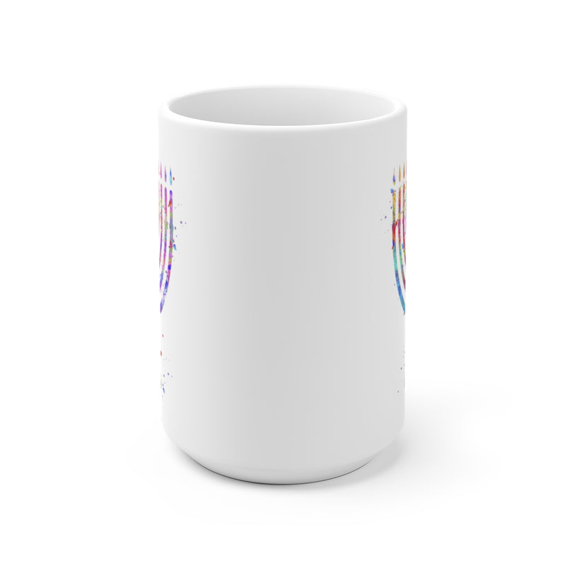 Menorah Mug - 11 oz, 15 oz - Zuzi's
