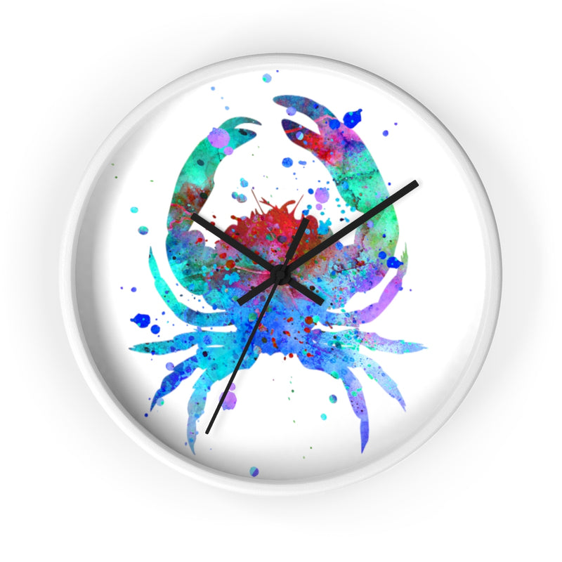 Watercolor Crab Wall Clock - Zuzi's