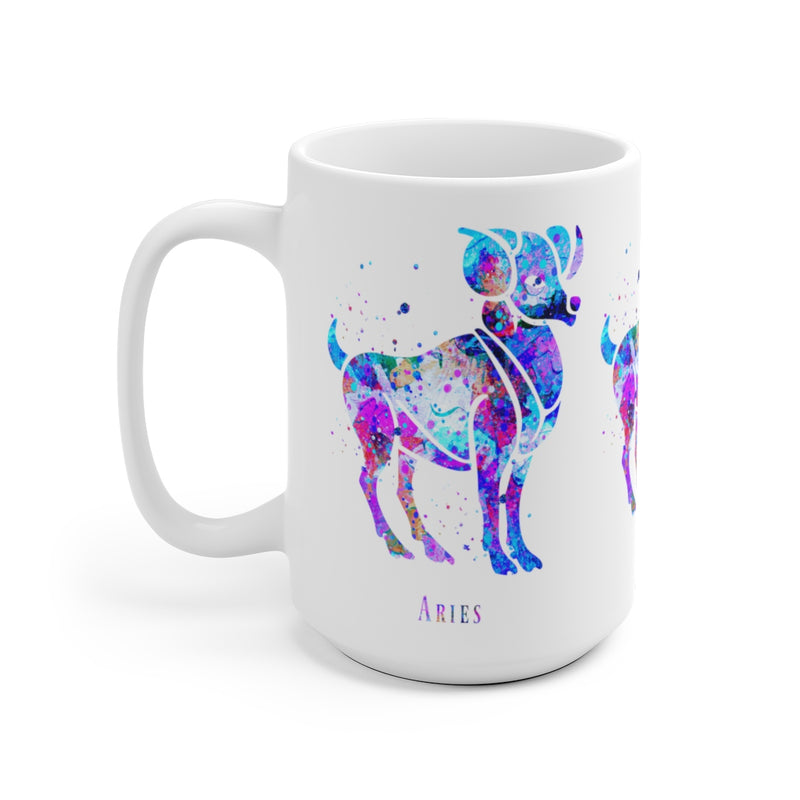 Aries Zodiac Sign Mug - 11 oz, 15 oz - Zuzi's