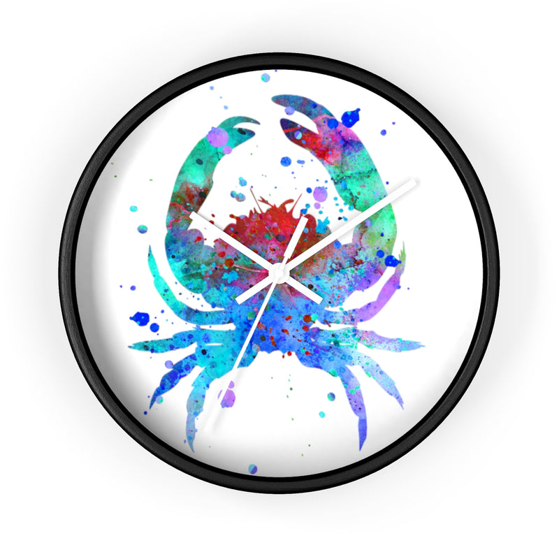 Watercolor Crab Wall Clock - Zuzi's