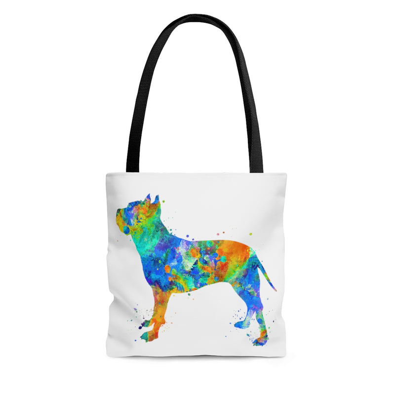 Watercolor  American Staffordshire Terrier Tote Bag - Zuzi's