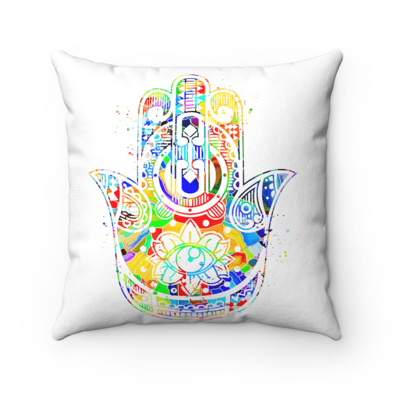 Hamsa Hand Square Pillow - Zuzi's