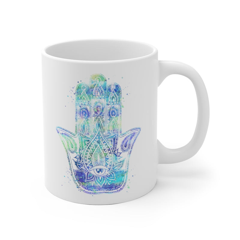 Hamsa Hand Mug - 11 oz, 15 oz - Zuzi's