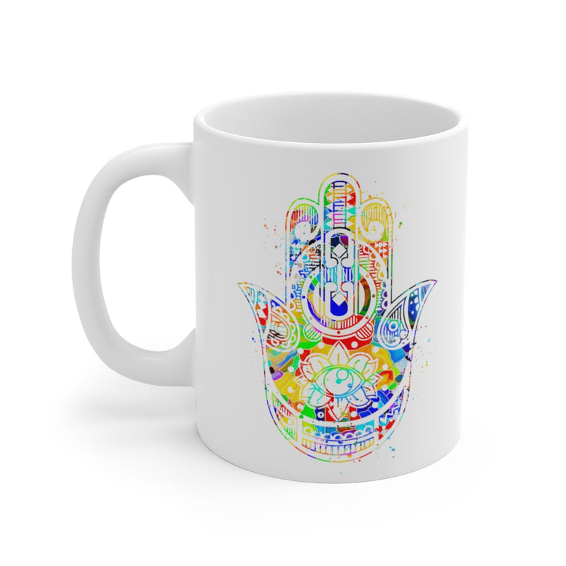 Hamsa Hand Mug - 11 oz, 15 oz - Zuzi's
