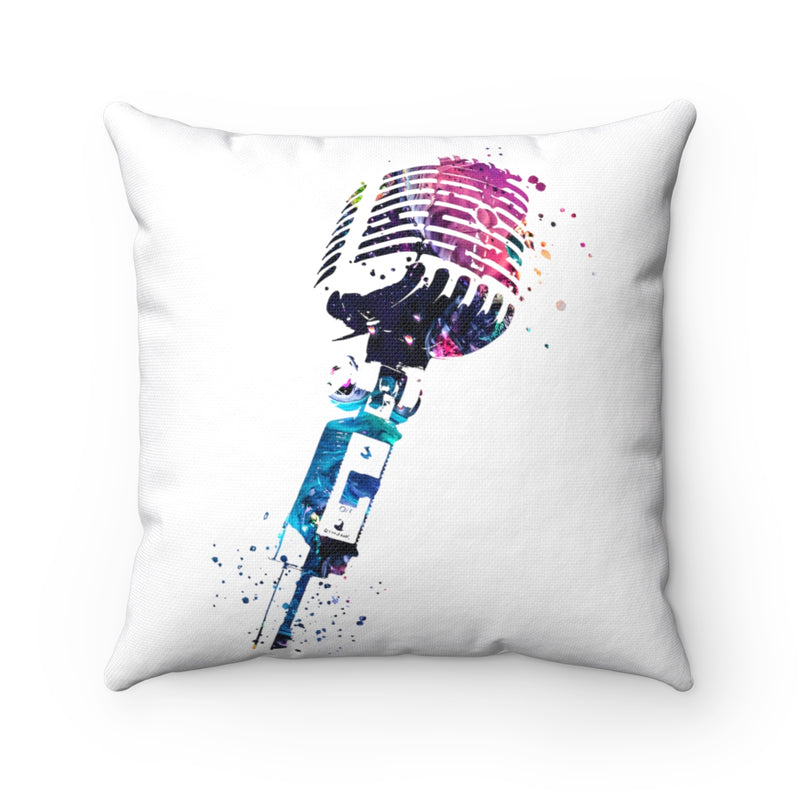 Microphone Square Pillow - Zuzi's