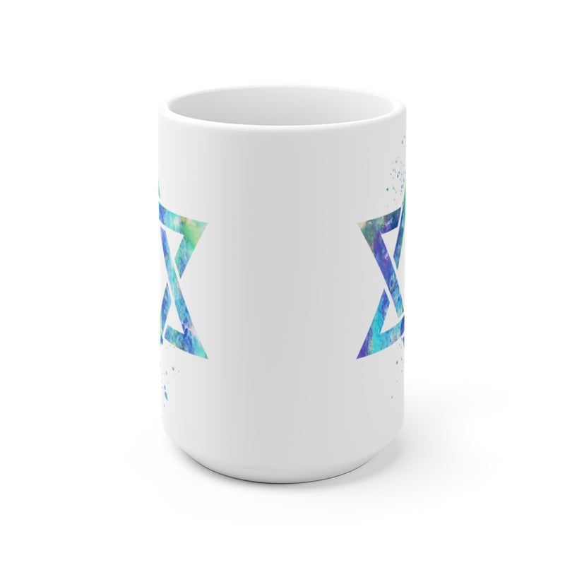 Star Of David Mug - 11 oz, 15 oz - Zuzi's