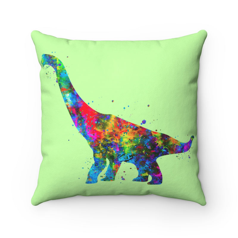 Brachiosaurus Dinosaur Square Pillow - Zuzi's