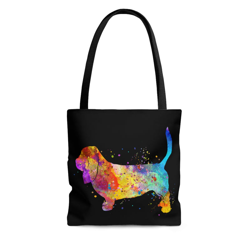 Watercolor Basset Hound Tote Bag - Zuzi's