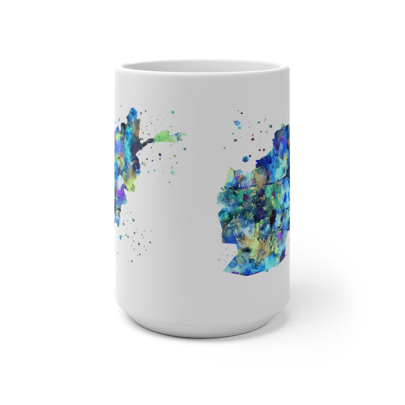 Afghanistan Map Color Changing Mug - Zuzi's