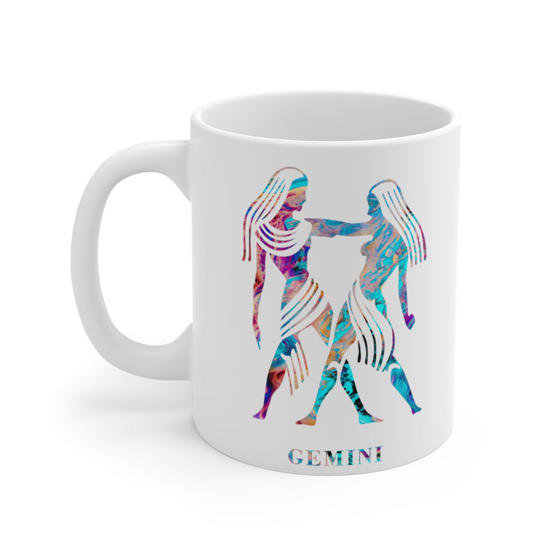 Gemini Zodiac Sign Mug - 11 oz, 15 oz - Zuzi's