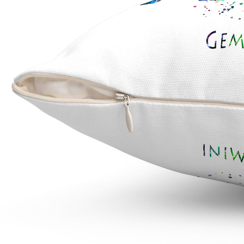 Gemini Square Pillow - Zuzi's