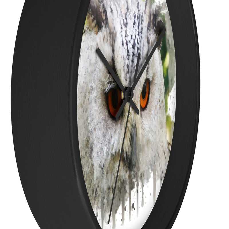 Watercolor Owl Wall Clock - Zuzi's