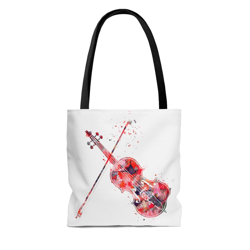 Watercolor Violin Tote Bag - Zuzi's