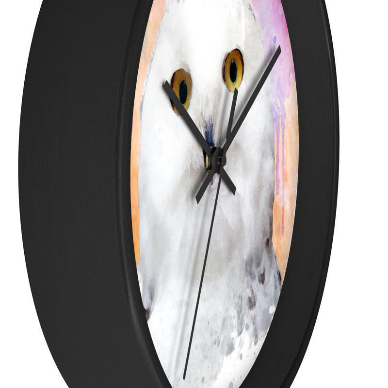 Watercolor Owl Wall Clock - Zuzi's