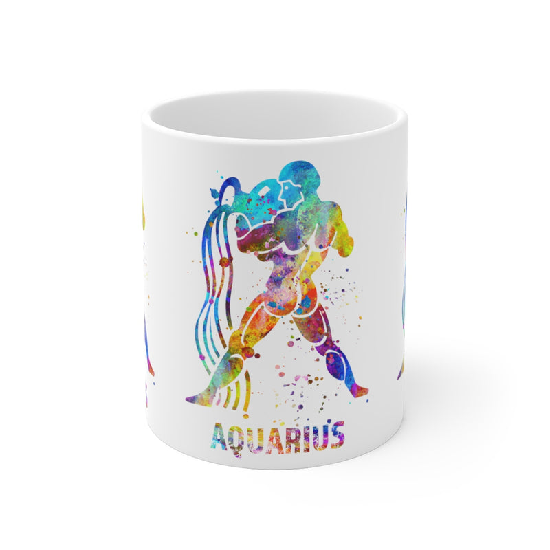 Aquarius Zodiac Sign Mug - 11 oz, 15 oz - Zuzi's