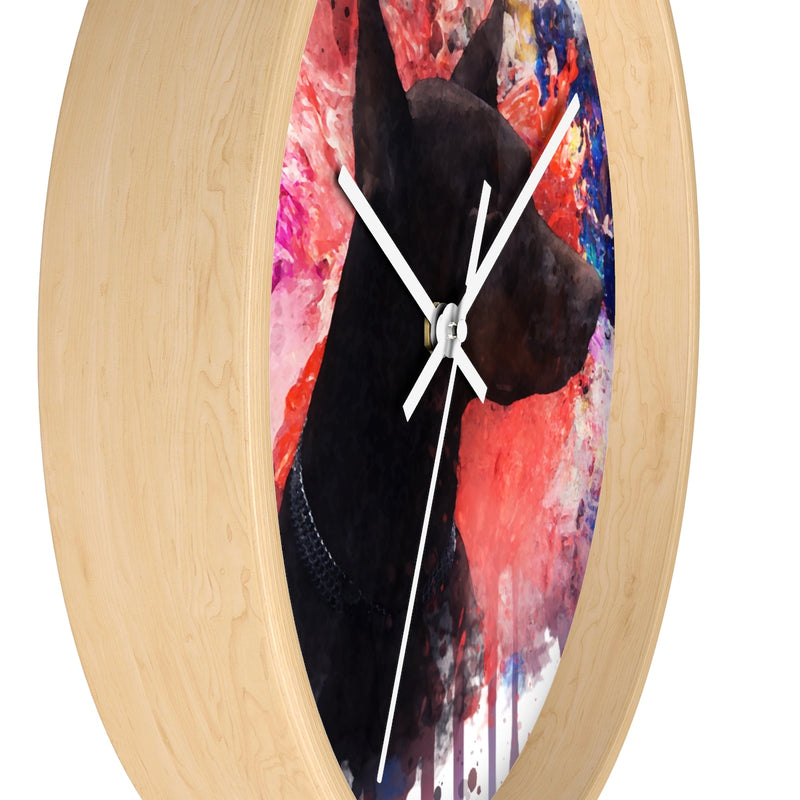 Watercolor Doberman Wall Clock - Zuzi's