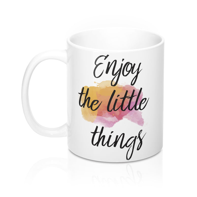 Enjoy The Little Things  Quote Mug - Zuzi's