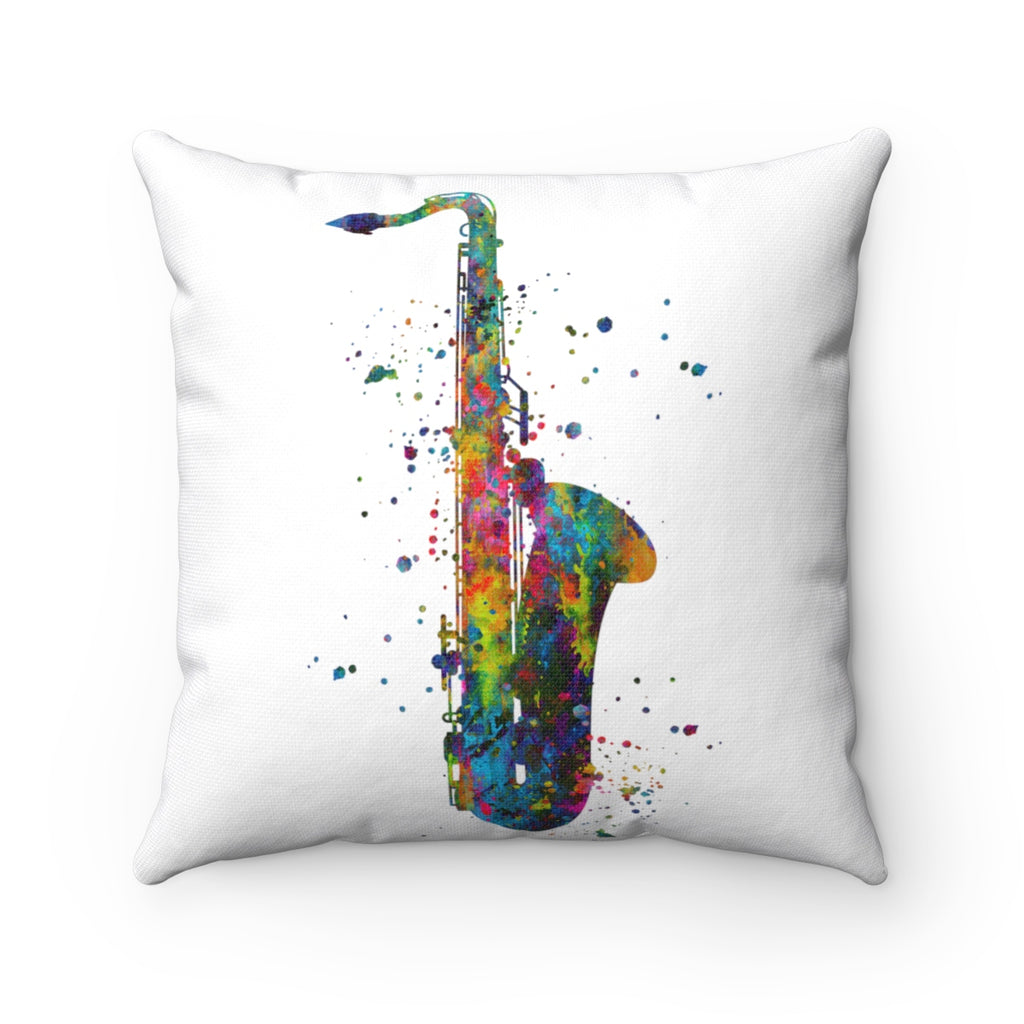 Saxophone Square Pillow - Zuzi's
