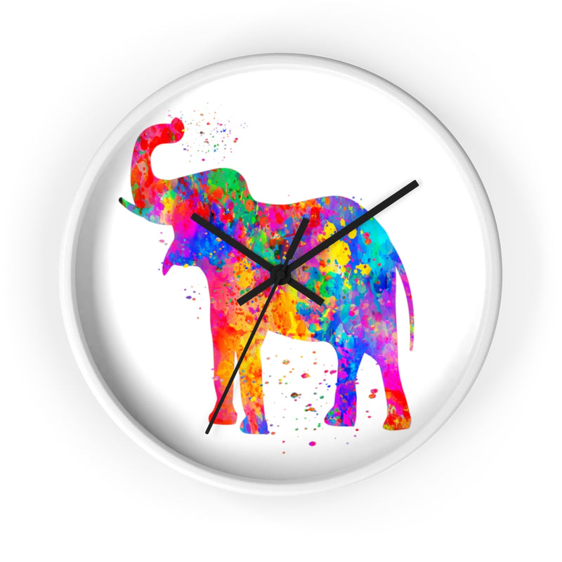 Watercolor Elephant Wall Clock - Zuzi's