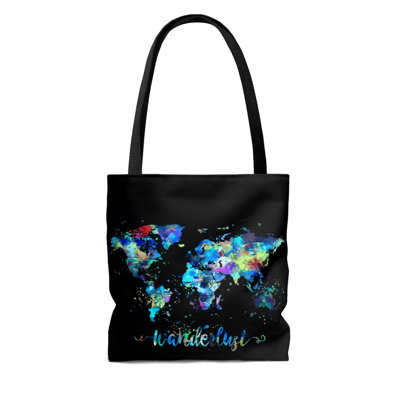 Wanderlust World Map Tote Bag - Zuzi's