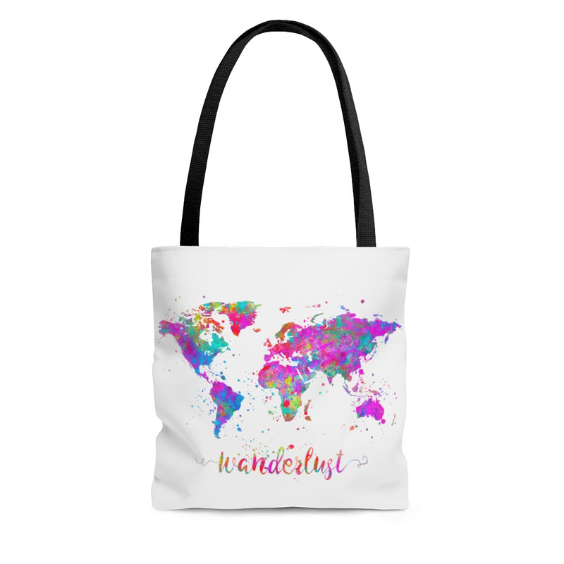 Wanderlust World Map Tote Bag - Zuzi's