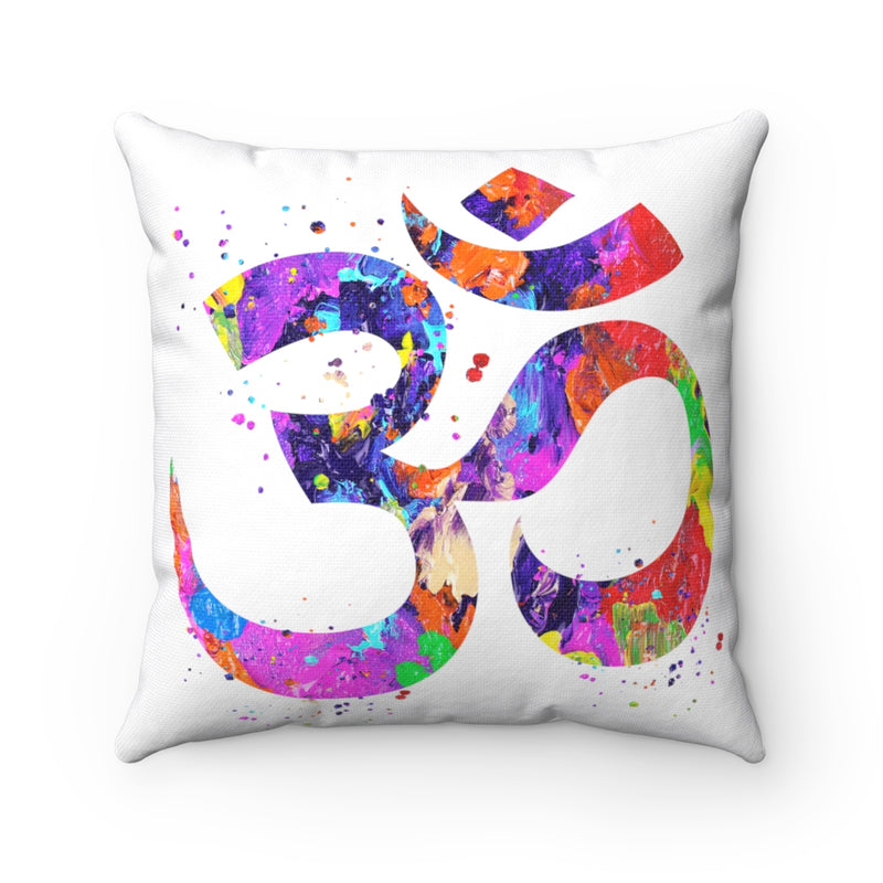 Om Symbol Square Pillow - Zuzi's