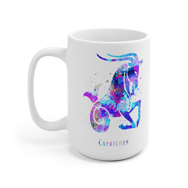 Capricorn Zodiac Sign Mug - 11 oz, 15 oz - Zuzi's