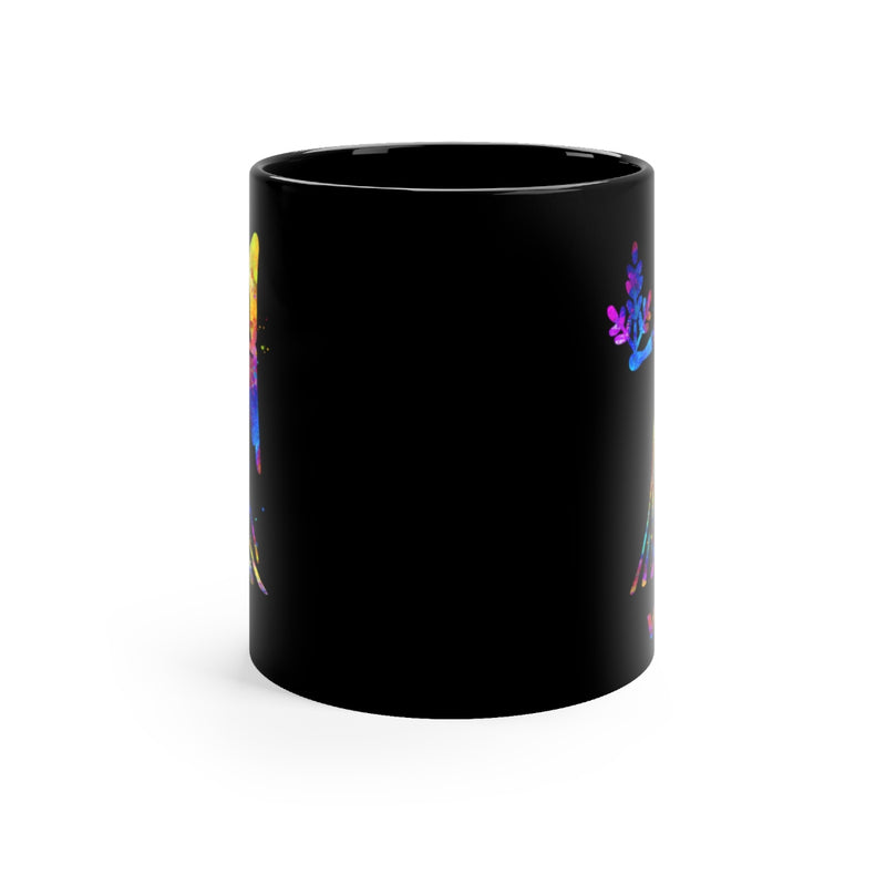 Virgo Zodiac Sign Black Mug 11oz - Zuzi's