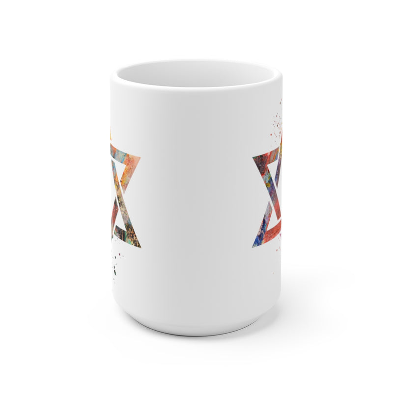 Star Of David Mug - 11 oz, 15 oz - Zuzi's