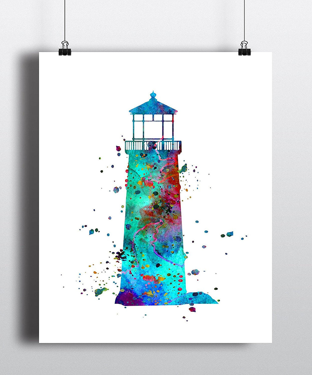 Lighthouse Watercolor Art Print - Unframed - Zuzi's