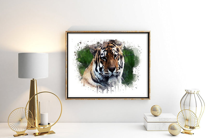 Tiger Watercolor Art Print - Unframed - Zuzi's