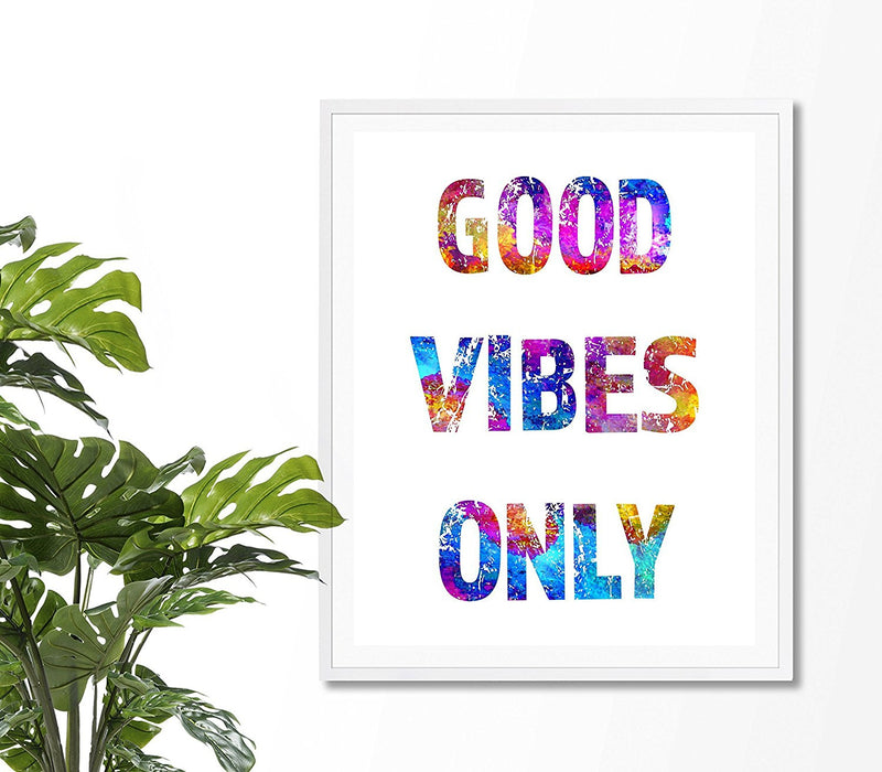 Good Vibes Only Art Print - Unframed - Zuzi's
