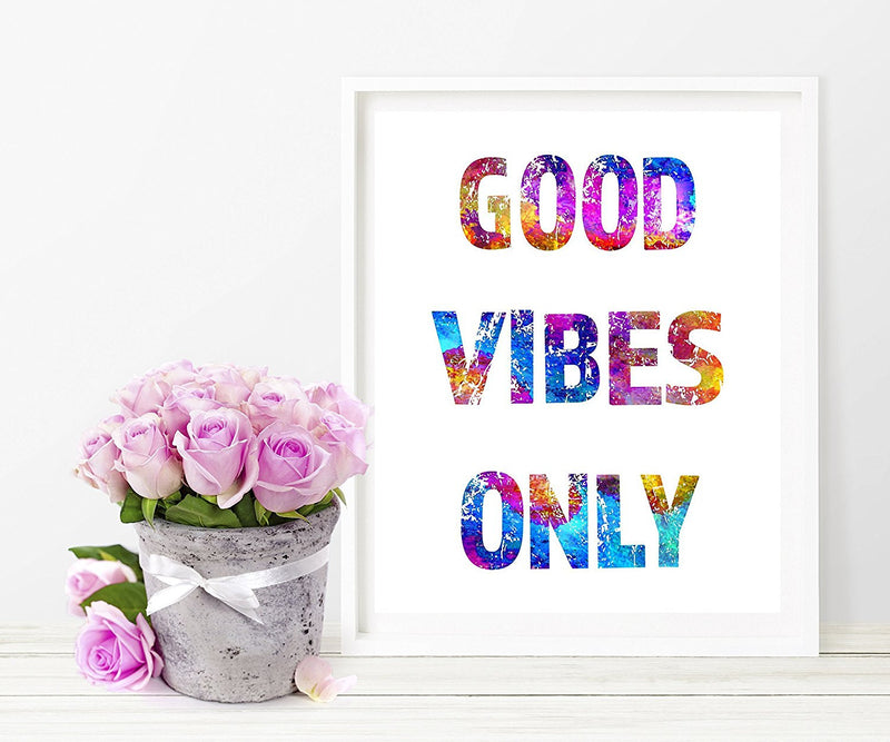 Good Vibes Only Art Print - Unframed - Zuzi's