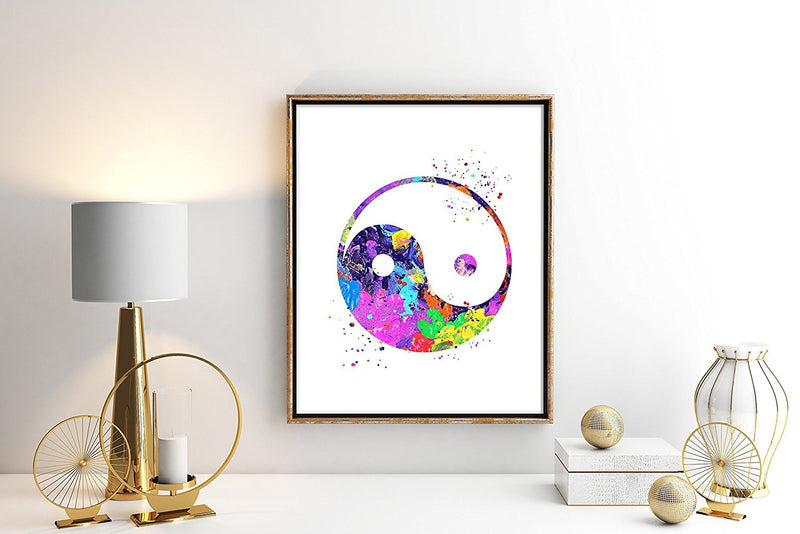 Yin Yang  Art Print - Unframed - Zuzi's