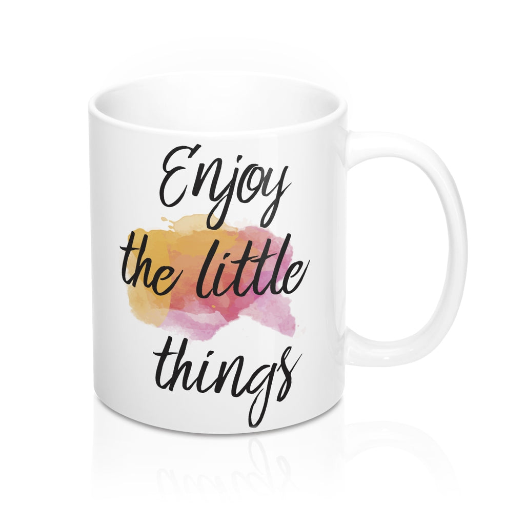 Enjoy The Little Things  Quote Mug - Zuzi's